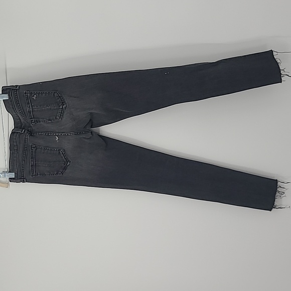 Rag & Bone black skinny jeans raw hem size 27 - Picture 11 of 12